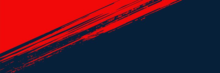 Fototapete - Halftone dots red and blue color pattern gradient grunge texture background. Dot pop art comic sport style vector illustration. grunge vector dots . eps 10