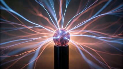 Poster - Electric Energy Lines Converging Around a Small Node Source