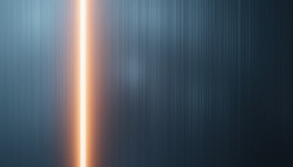 Poster - Illuminating laser beam cutting through dark space digital artwork futuristic environment abstract viewpoint technology concept