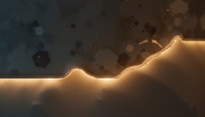 Poster - Dynamic abstract light patterns digital space graphic design futuristic environment close-up view visual art concept for seo enhancement