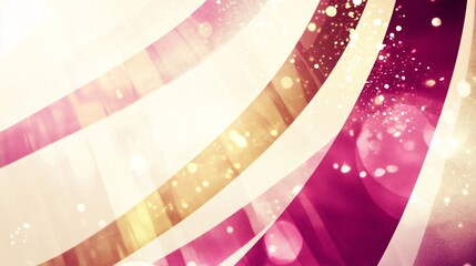 Wall Mural - digital abstract pink design with creative artistic elements in modern style made with generative ai