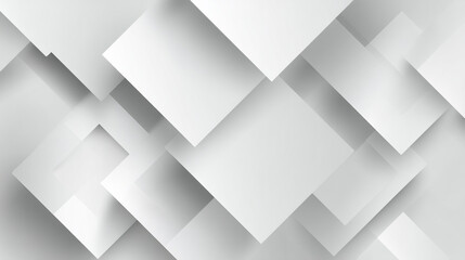 Poster - abstract white background shapes layered in modern abstract pattern background,