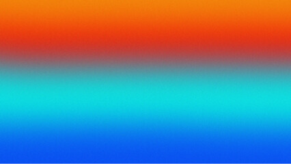 Poster - Gradient background with retro grainy film texture. Blurred chroma background. Vintage Noise Effect.