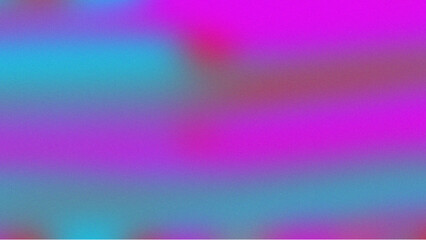 Poster - Gradient background with retro grainy film texture. Blurred chroma background. Vintage Noise Effect.