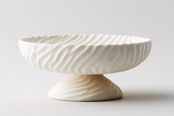 Poster - Unique decorative bowl with textured surface displayed on a neutral background highlighting its modern design and craftsmanship