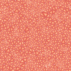Poster - Vector seamless pattern. Multiple repeated inner triangles. Small shape size. One tone colored style. Seamless pattern. Trending vector tiles. Artistic vector illustration.