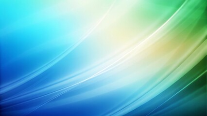 Poster - Abstract blue green background with smooth gradient colors and soft texture, abstract, blue, green, background, texture, gradient, artistic digital design backdrop with elegant color flow