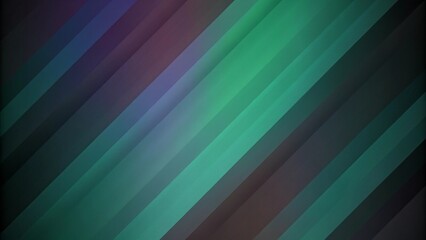 Poster - Vibrant diagonal blue-green abstract stripes pattern, dynamic motion background, futuristic lines, energetic texture, modern digital artwork, vibrant color blend, sleek visual style