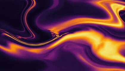 Leinwandbilder - vibrant purple and orange abstract fluid swirl texture for digital art, backgrounds, album covers, or modern design emphasizing dynamic color motion

