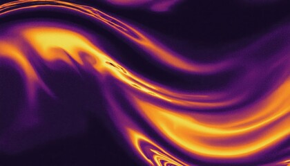Leinwandbilder - vibrant purple and orange abstract fluid swirl texture for digital art, backgrounds, album covers, or modern design emphasizing dynamic color motion

