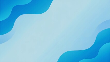 Leinwandbilder - Abstract blue modern vector background with minimalist dynamic and smooth wave shapes abstract background. Stylish flow lines, futuristic design, elegant curves, tech-inspired motion graphics