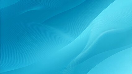 Aufkleber - Abstract flowing wave background in teal with soft gradients and line patterns, smooth, elegant, modern, digital art backdrop with futuristic style and calming visual aesthetic