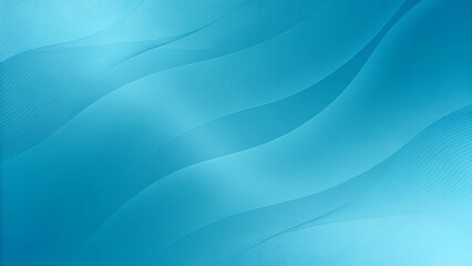 Aufkleber - Abstract flowing wave background in teal with soft gradients and line patterns, smooth, elegant, modern, digital art backdrop with futuristic style and calming visual aesthetic