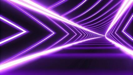 Leinwandbilder - Black purple abstract background with wavy lines and curves in the center of the image, with a black background and a purple background with a white border, modern digital wave texture design