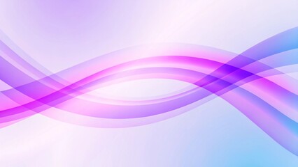 Aufkleber - Blue and purple elegand background with wavy lines, abstract gradient waves design with smooth flowing curves, soft light blend of violet and blue tones perfect for modern digital artwork