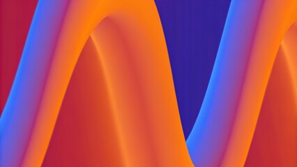 Poster - Nice and beautiful colorful gradient with wave, swirl, fluid, blur, and dynamic effects. Mesh gradient with rainbow, vivid and modern vibrant colors, abstract digital motion background art
