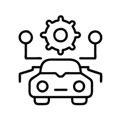 Poster - autonomous vehicle ai artificial intelligence car machine learning system automotive technology desi