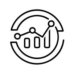 Poster - Data analysis chart graph diagram statistics information report analytics business growth success