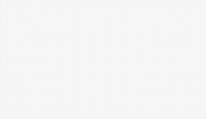Poster - Light gray concentric squares repeating on a white background creating a seamless and elegant geometric pattern, ideal for backgrounds and textures