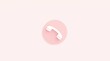 © Humairoh - A white phone icon inside a pink circle, minimalist illustration style.