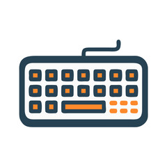 Poster - Keyboard Icon Representing Typing Activity and Text Input Functionality
