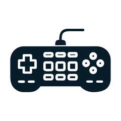 Poster - Keyboard Keys Icon Representing Gaming Controls and Interactive Input Configuration
