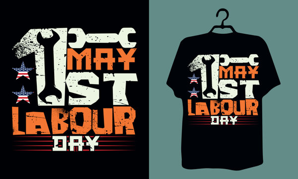 happy labor day vector t shirt , 1st may vector design, women short sleeve casual tops tees labour day shirt 