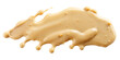 © Md - Delicious and creamy caramel sauce spilled on a black surface creating swirls