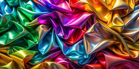 Aufkleber - Colorful metallic vibrant background texture