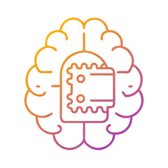 Poster - Artificial Intelligence Brain: Technology and the Future Concept