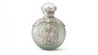 © Christhoper - Elegant Perfume Bottle with Intricate Silver Design and Frosted Glass Ideal for Luxury Fragran