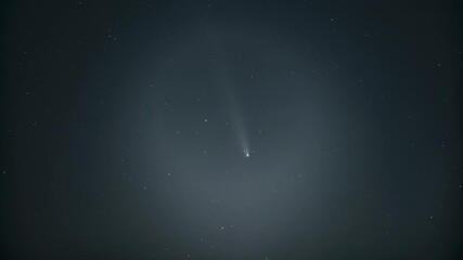 Wall Mural - Comet C 2023 A3 Tsuchinshan ATLAS 180mm Astrophotography Time Lapse