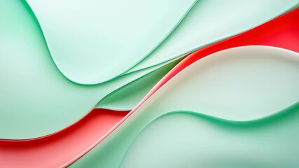 Poster - Colorful abstract background with flowing shapes and soft curves showcasing harmony and tranquility