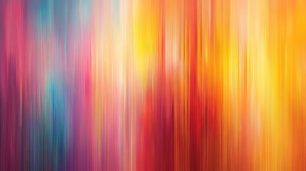 Poster - Abstract Warm Hues Vertical Stripes Background Texture Design Digital Art Print Modern Vibrant Colorful Summer Autumn Gradient Pattern Illustration   