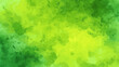 © slowbuzzstudio - Abstract Watercolor Background with Green and Yellow Blended Colors, Soft and Natural