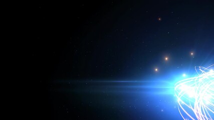 abstract blue background with stars