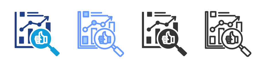 Poster - Accountability icon set multiple style collection