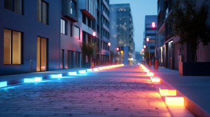 Poster - Urban Luminescence Interactive Light Manipulation in Minimalist City Environment - Innovative Digital Interaction Design Exploring Tactile Technology and Creative Sensory Experience
