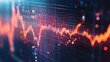© hidayati - Display of a data graph illustrating market fluctuations and trends