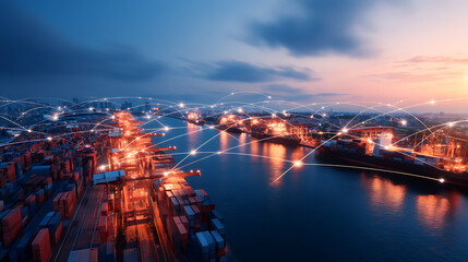Poster - Hyperconnected Logistics AI-Powered Global Supply Chain Visualization with Multimodal Shipping Networks - Sustainable Digital Infrastructure Transformation