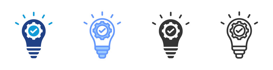 Poster - Concepts icon set multiple style collection