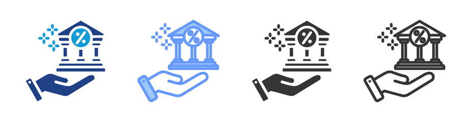 Poster - Guarantee Programs icon set multiple style collection