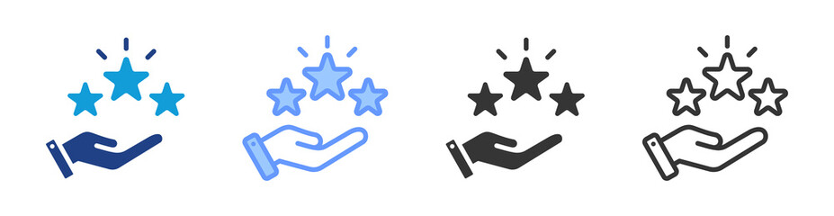 Poster - New Talented icon set multiple style collection