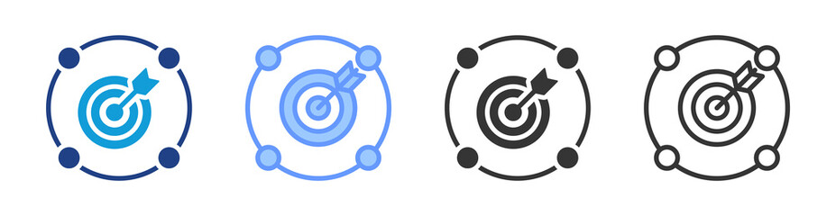 Poster - Result Driven icon set multiple style collection