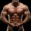 © Van - Sculpted physique of a male bodybuilder showcasing strength and muscular definition