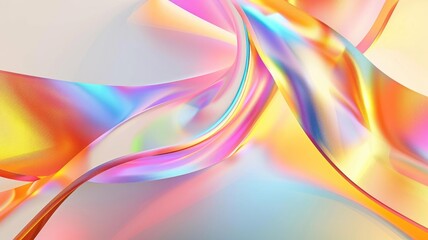 Aufkleber - abstract vivid colorful wave flow express the energetic texture. seamless texture of vividness curve