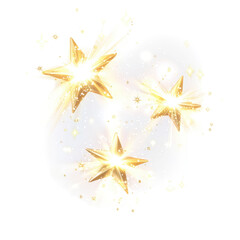 Poster - White and gold star burst abstract design on a dark background for creative use in art and marketing isolated on a white background,
