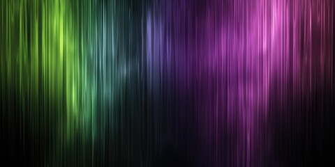 Poster - Abstract gradient background with green and purple light streaks on a dark background. Background image of green and purple gradient color with fluid or liquid texture with black background. AIG51.