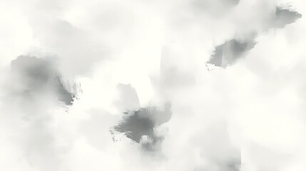 Poster - Abstract Artistic Background Featuring Soft Gray Brush Strokes on a Light Canvas : Generative AI