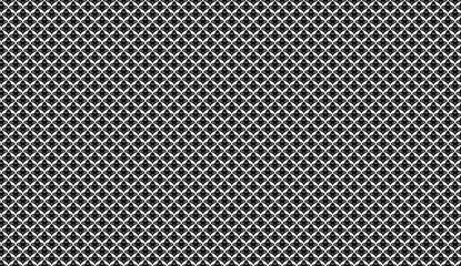 Poster - Black and white seamless geometric pattern creating a hypnotic optical illusion, ideal for backgrounds, textures and fabrics